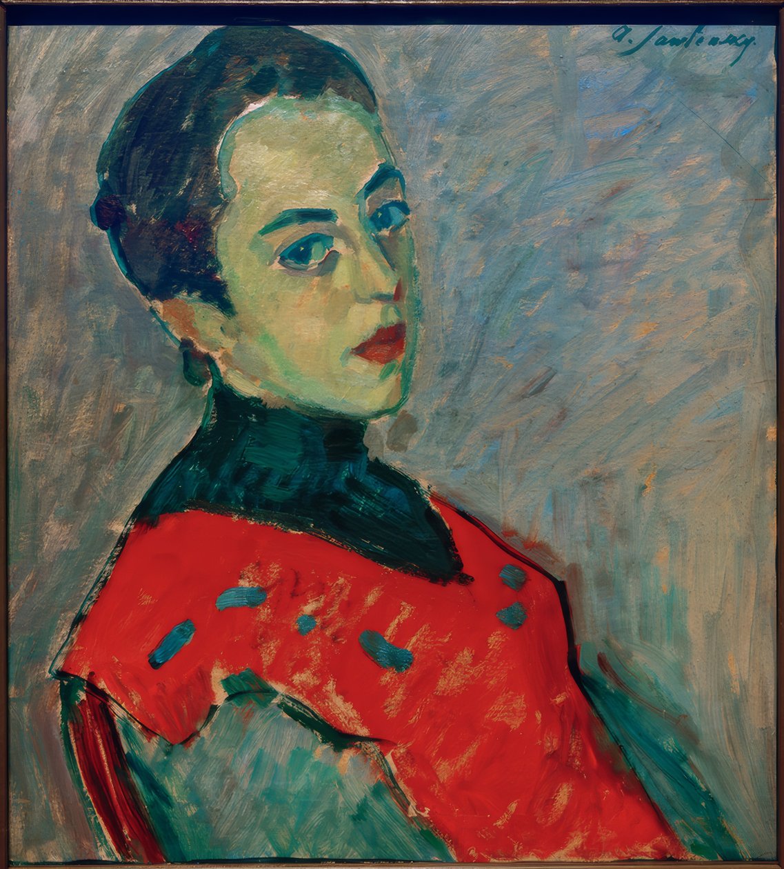 Retrato Resi de Alexej von Jawlensky