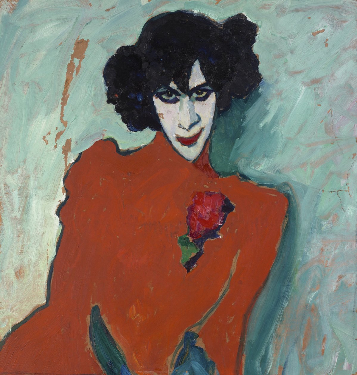 Retrato do bailarino Alexander Sacharoff de Alexej von Jawlensky