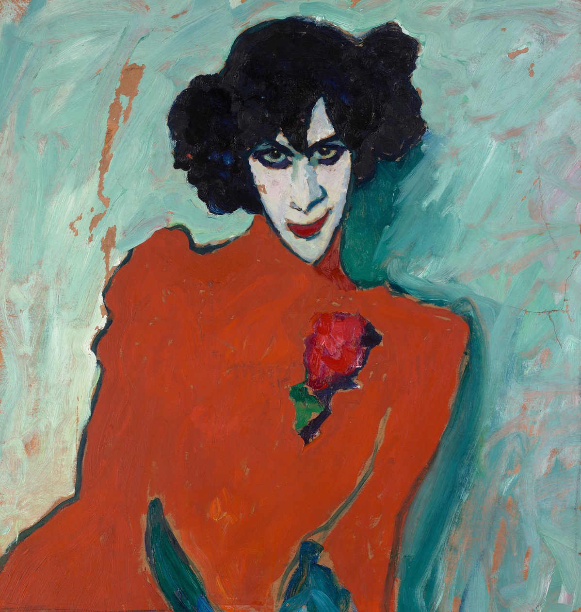 Retrato do bailarino Alexander Sacharoff de Alexej von Jawlensky