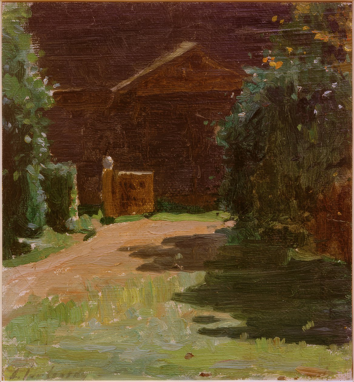 Entrada do Castelo de Ansbaki de Alexej von Jawlensky