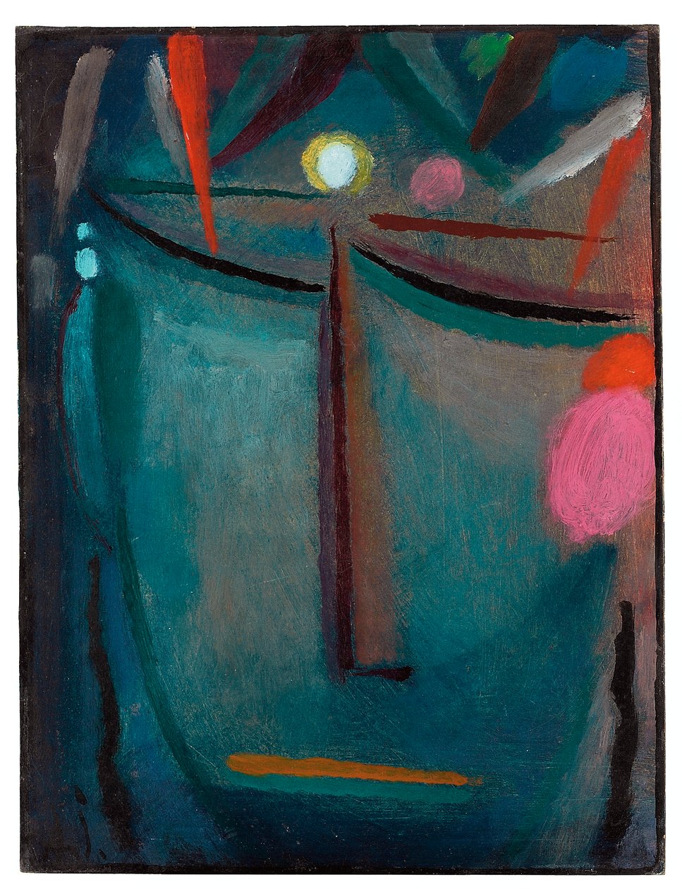 Rosto de Cristo, coroa de espinhos, 1918 de Alexej von Jawlensky