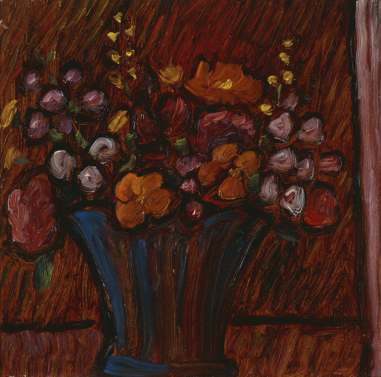 Natureza morta floral; Blumenstilleben, 1936 de Alexej von Jawlensky