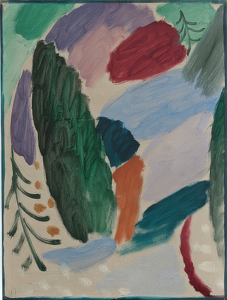 Dia gelado. 1915 de Alexej von Jawlensky