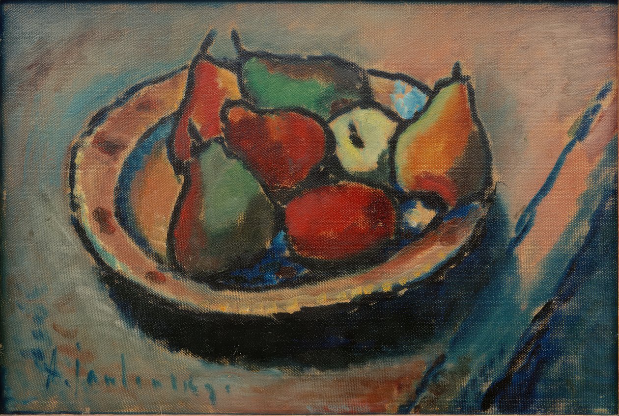 Fruta natureza morta de Alexej von Jawlensky