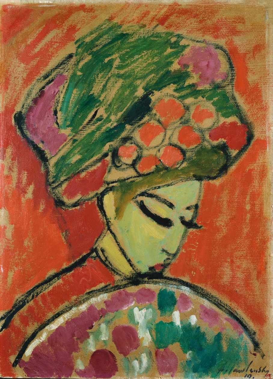 Garota de turbante de Alexej von Jawlensky