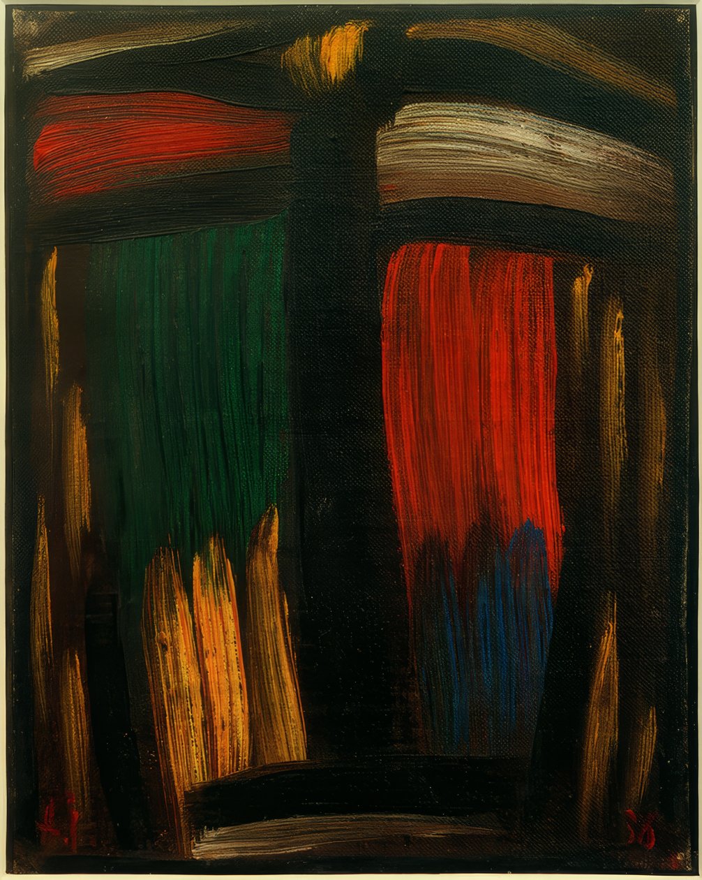 Grande meditação: brasas de Alexej von Jawlensky