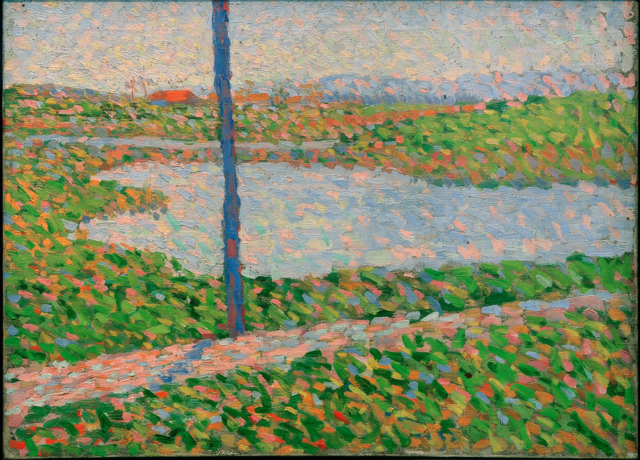 Paisagem com lago de Alexej von Jawlensky