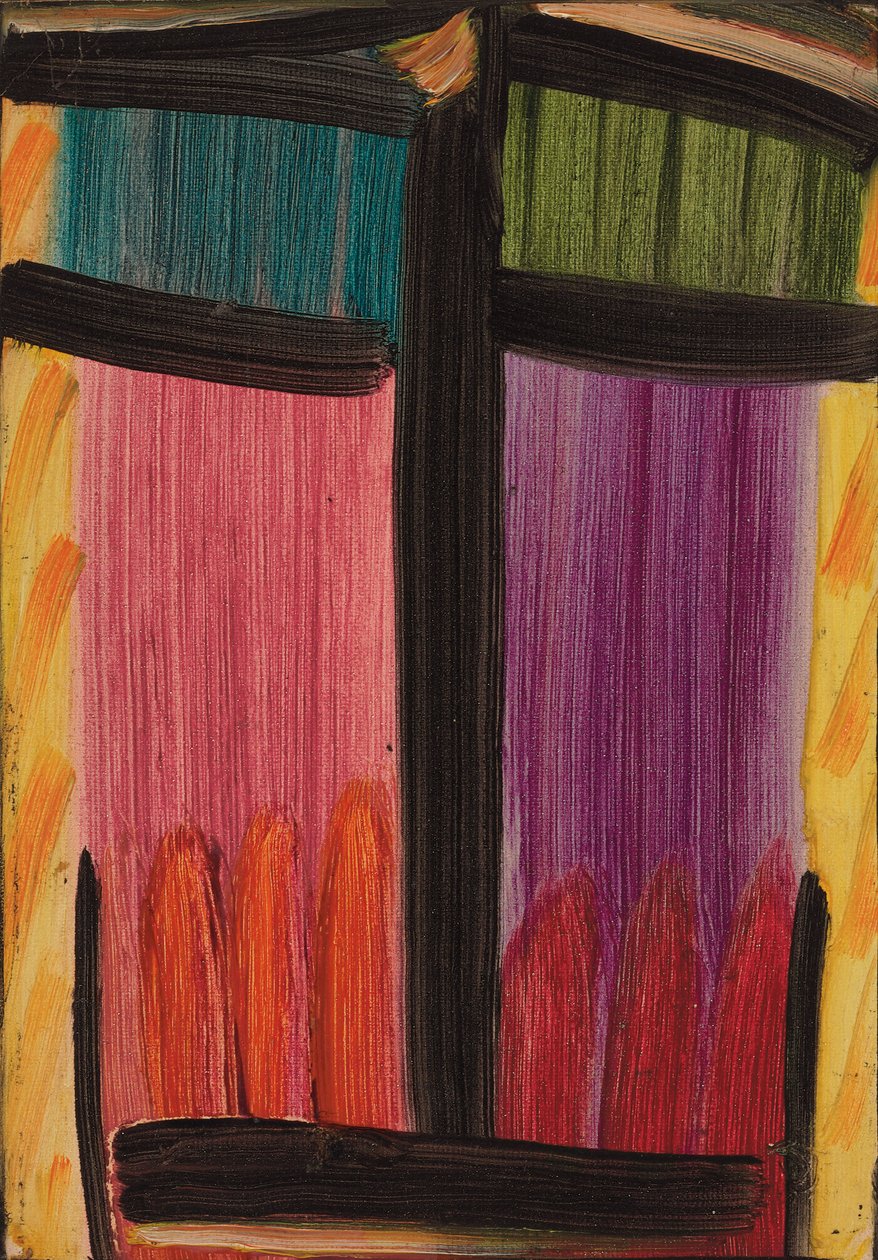 Grande Meditação: Outono; Meditação de Grosse: Herbstreife, 1936 de Alexej von Jawlensky