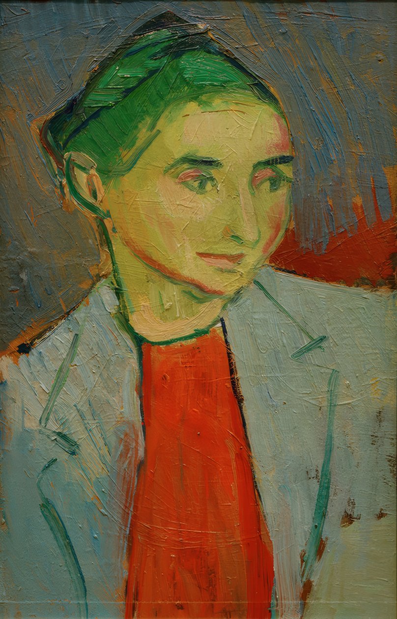 menina letã de Alexej von Jawlensky