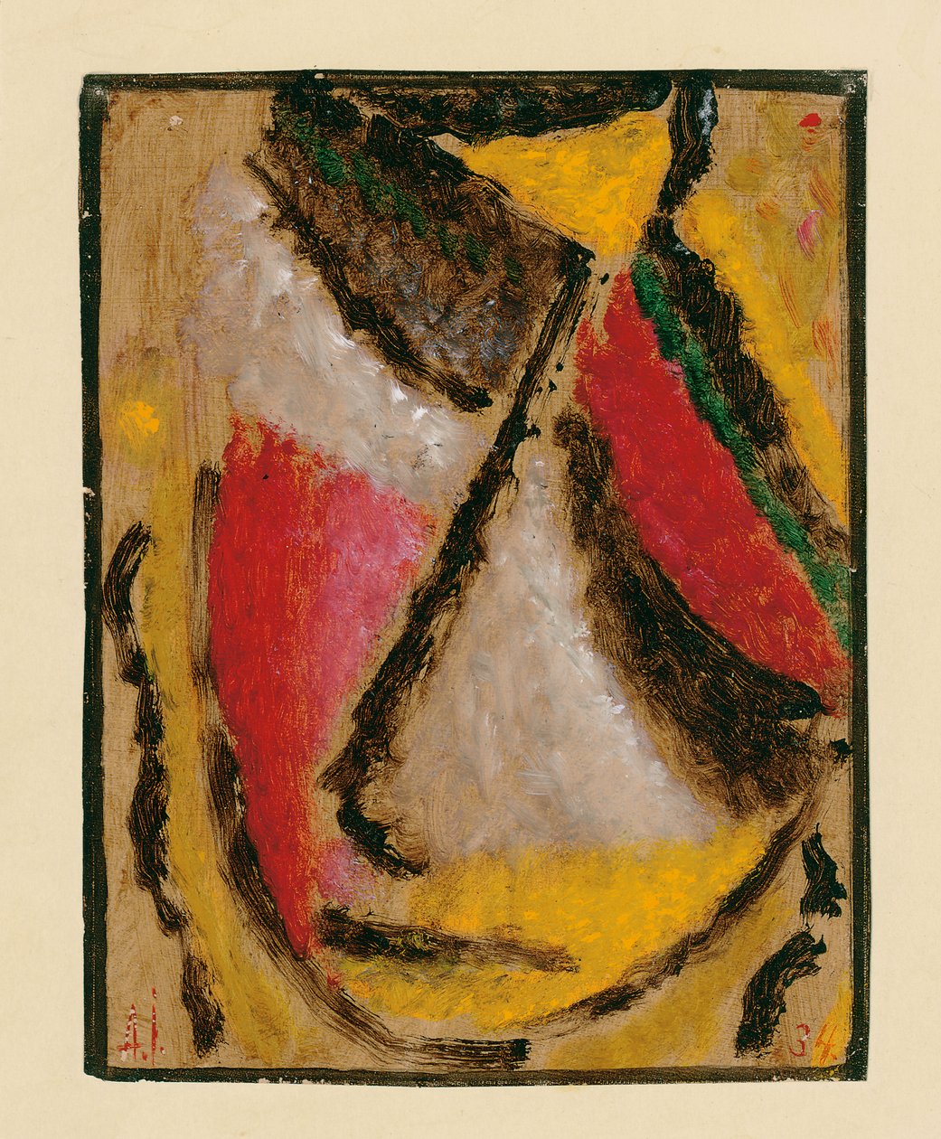 Meditação, 1934 de Alexej von Jawlensky