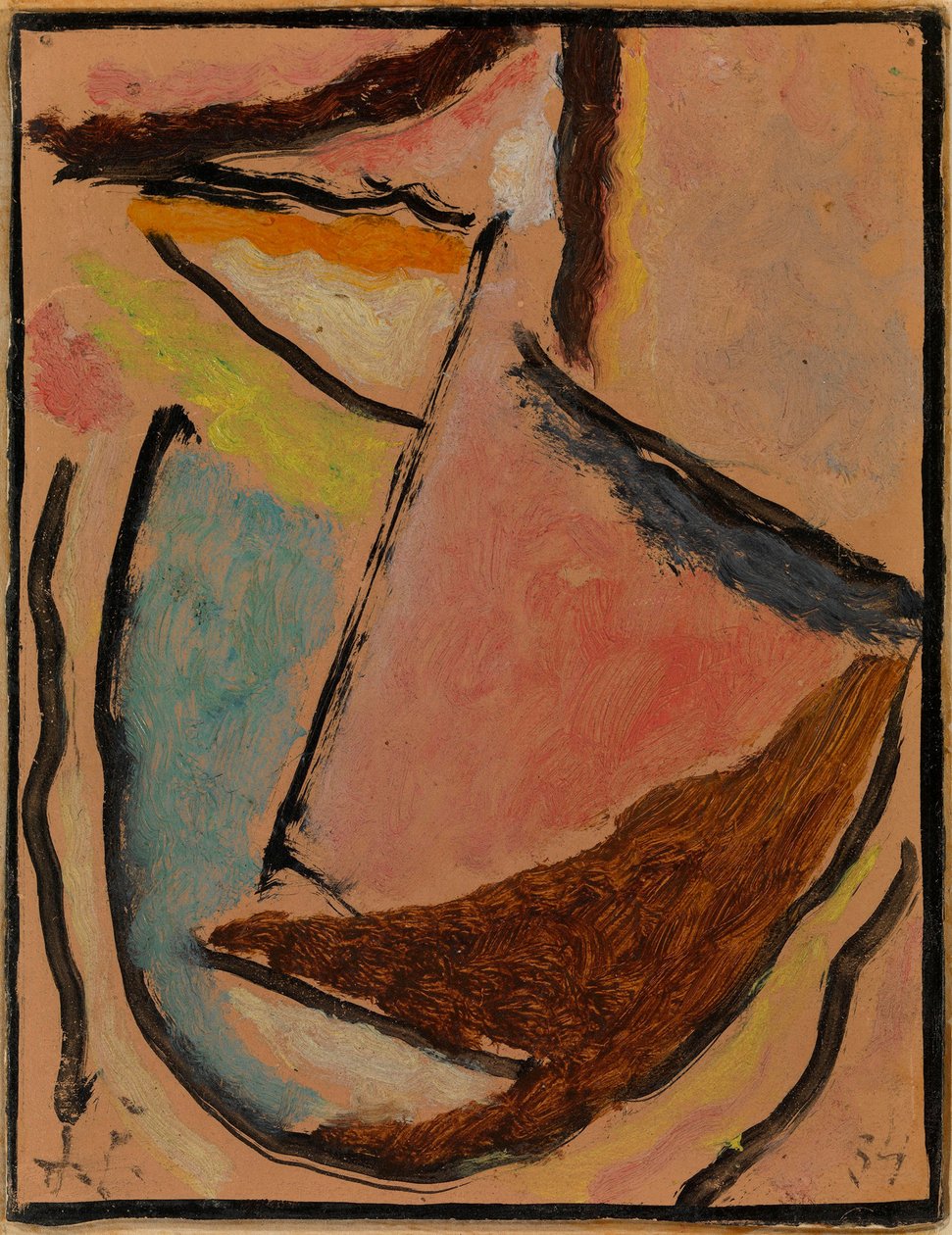 Cabeça abstrata pequena de meditação, 1934 de Alexej von Jawlensky