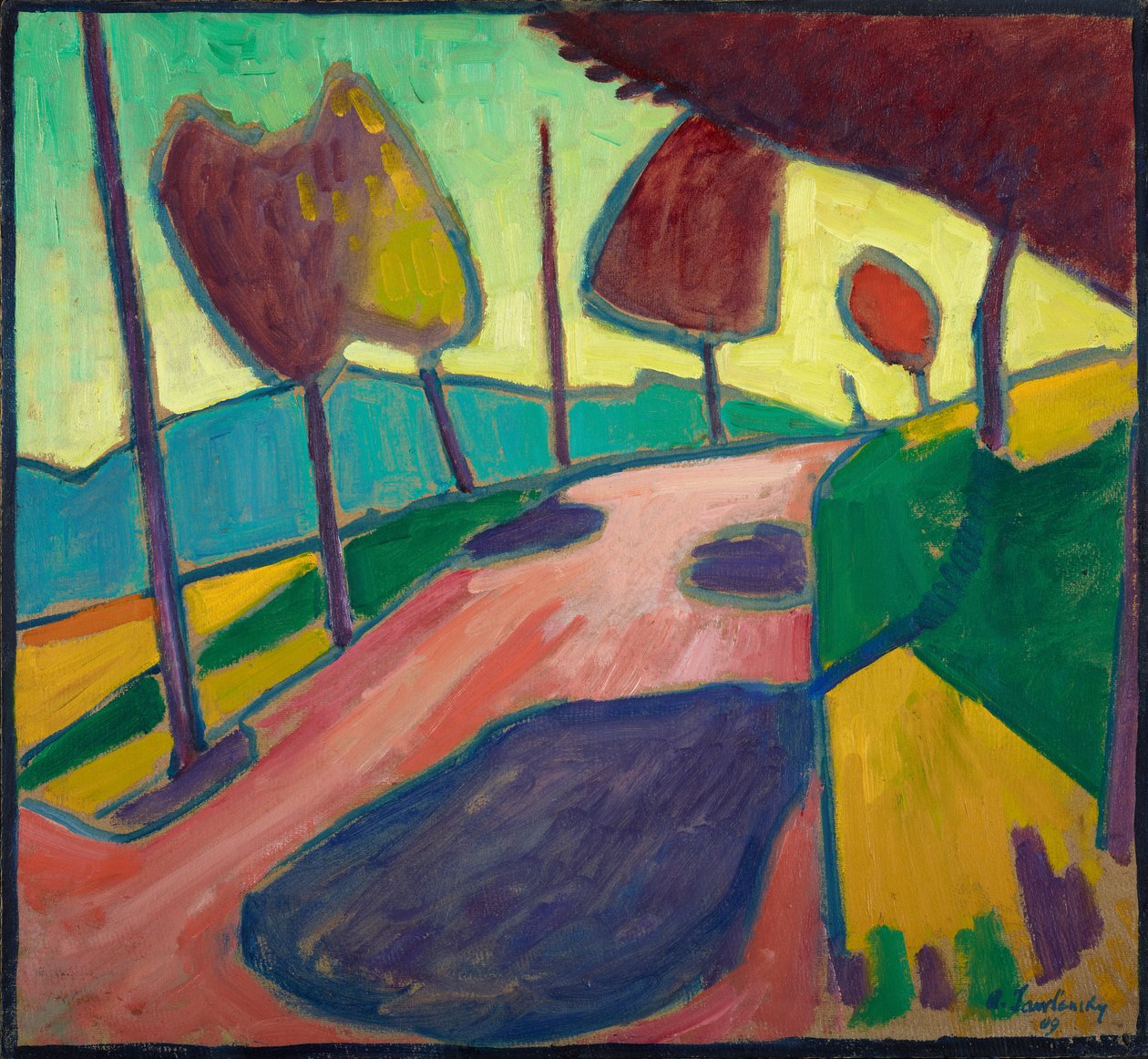 Paisagem de Murnau de Alexej von Jawlensky