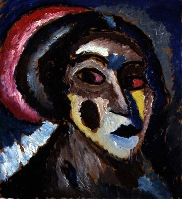 Retrato Klamm de Alexej von Jawlensky