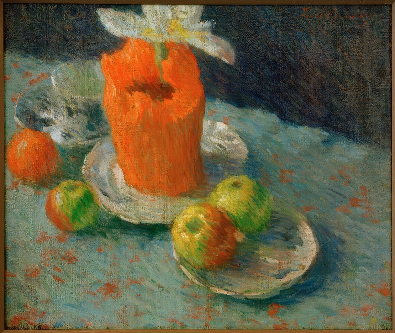 Natureza morta e Azul de Alexej von Jawlensky