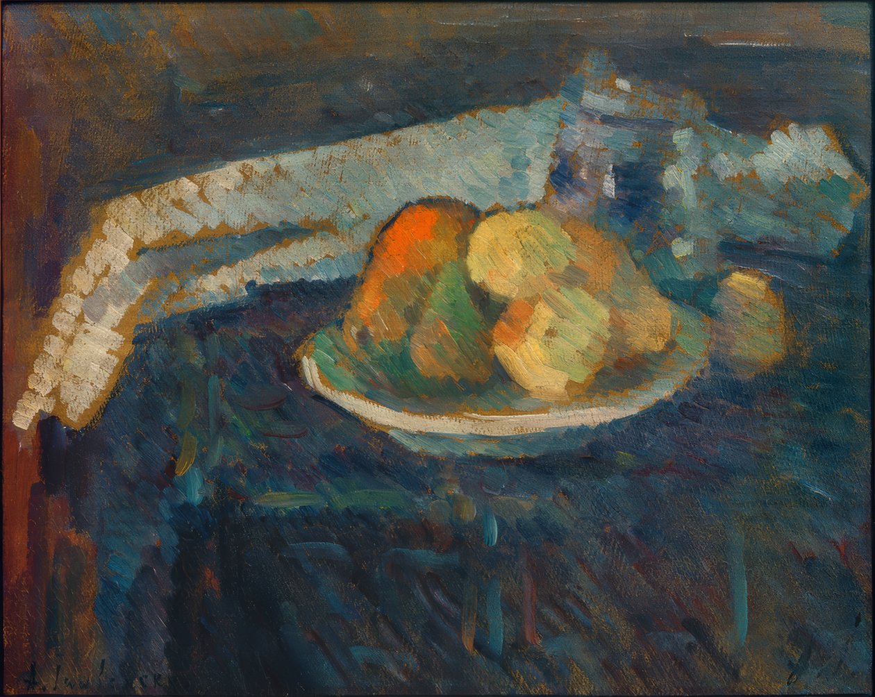 Natureza Morta com Guardanapo de Alexej von Jawlensky