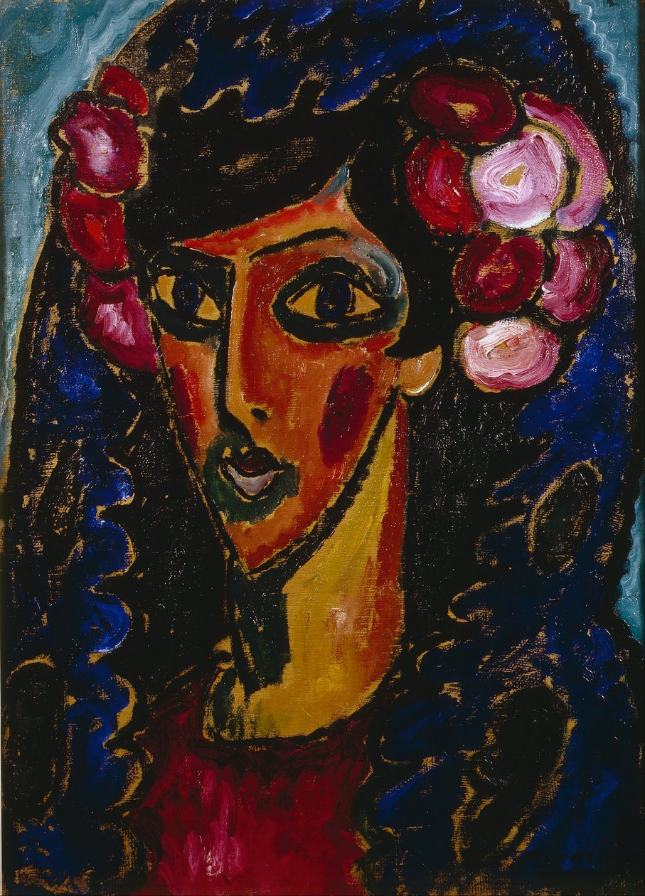 A Mantilha Azul de Alexej von Jawlensky