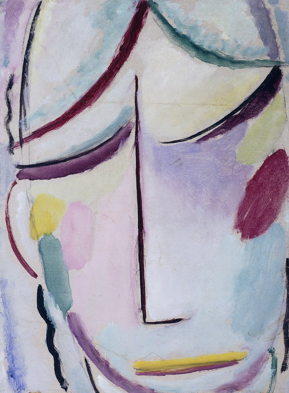 O rosto do Salvador; Heilandsgesicht, c.1921 de Alexej von Jawlensky