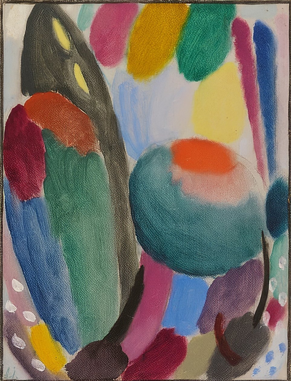 Variação: fragrância e frescura (Holanda). 1918 de Alexej von Jawlensky