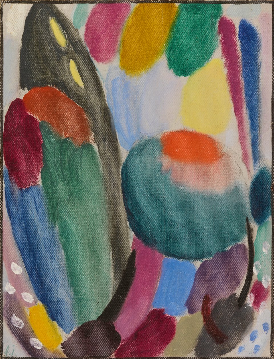 Variação: aroma e frescura Holanda, 1918. de Alexej von Jawlensky