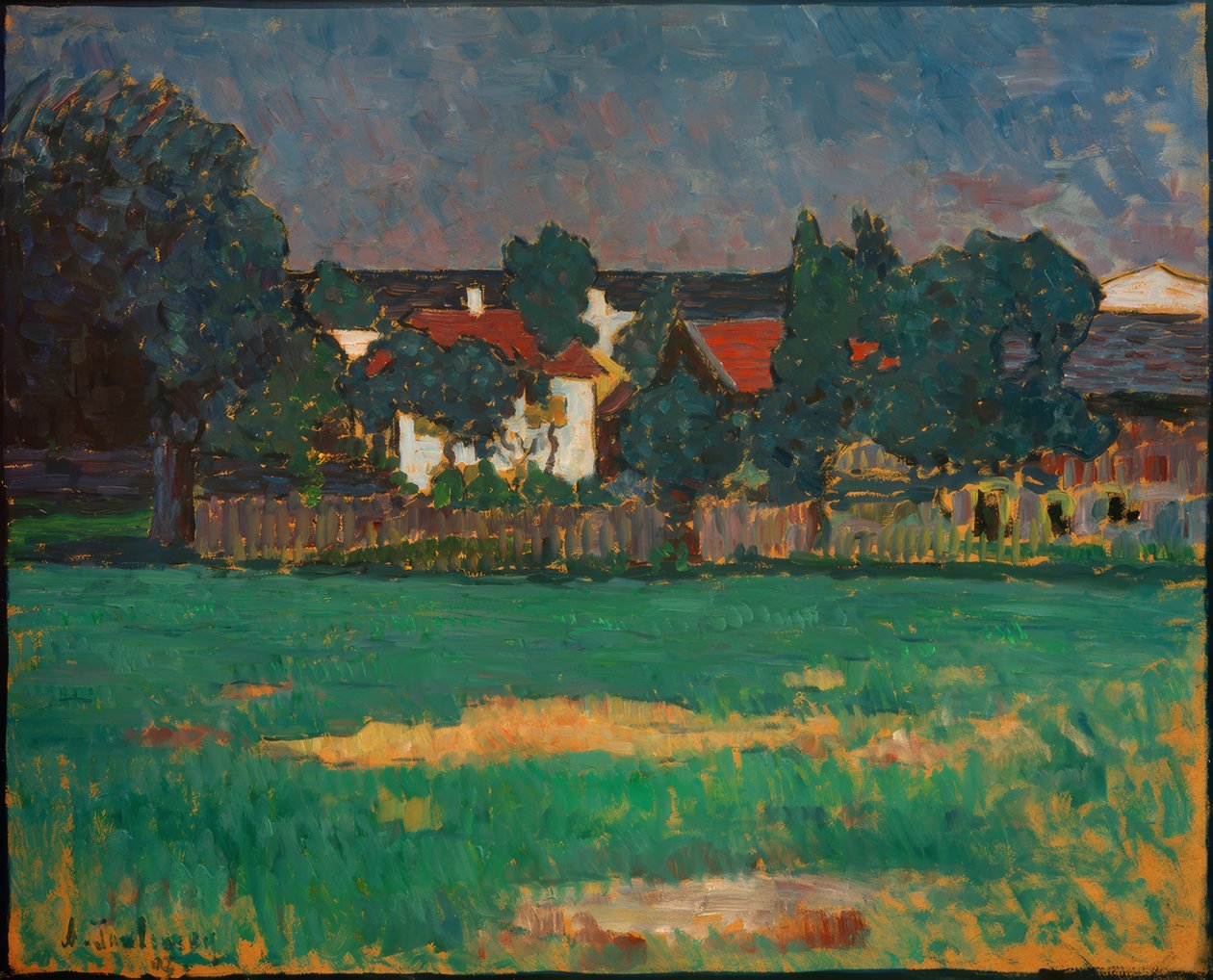 paisagem de Wasserburg de Alexej von Jawlensky