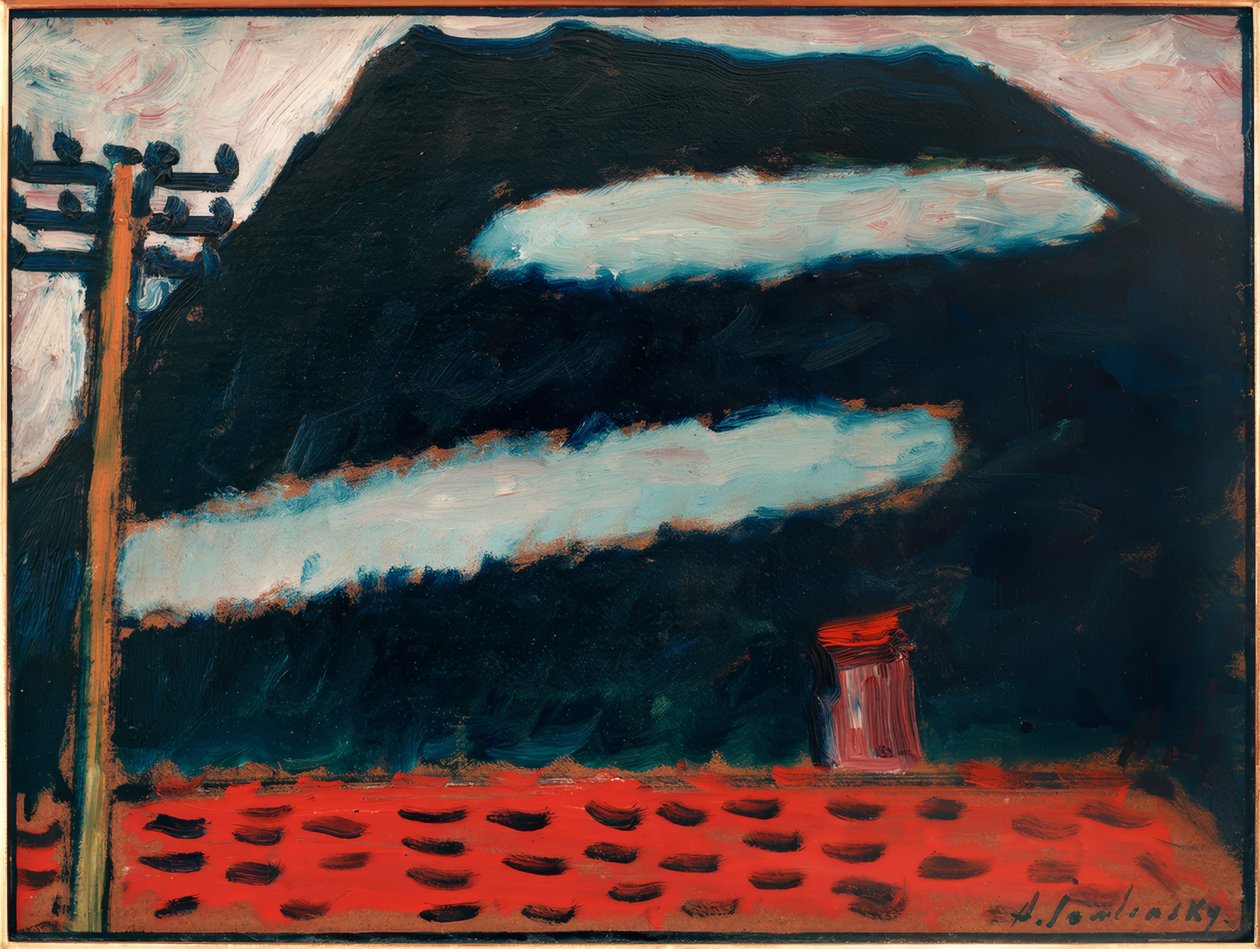 Duas nuvens brancas de Alexej von Jawlensky