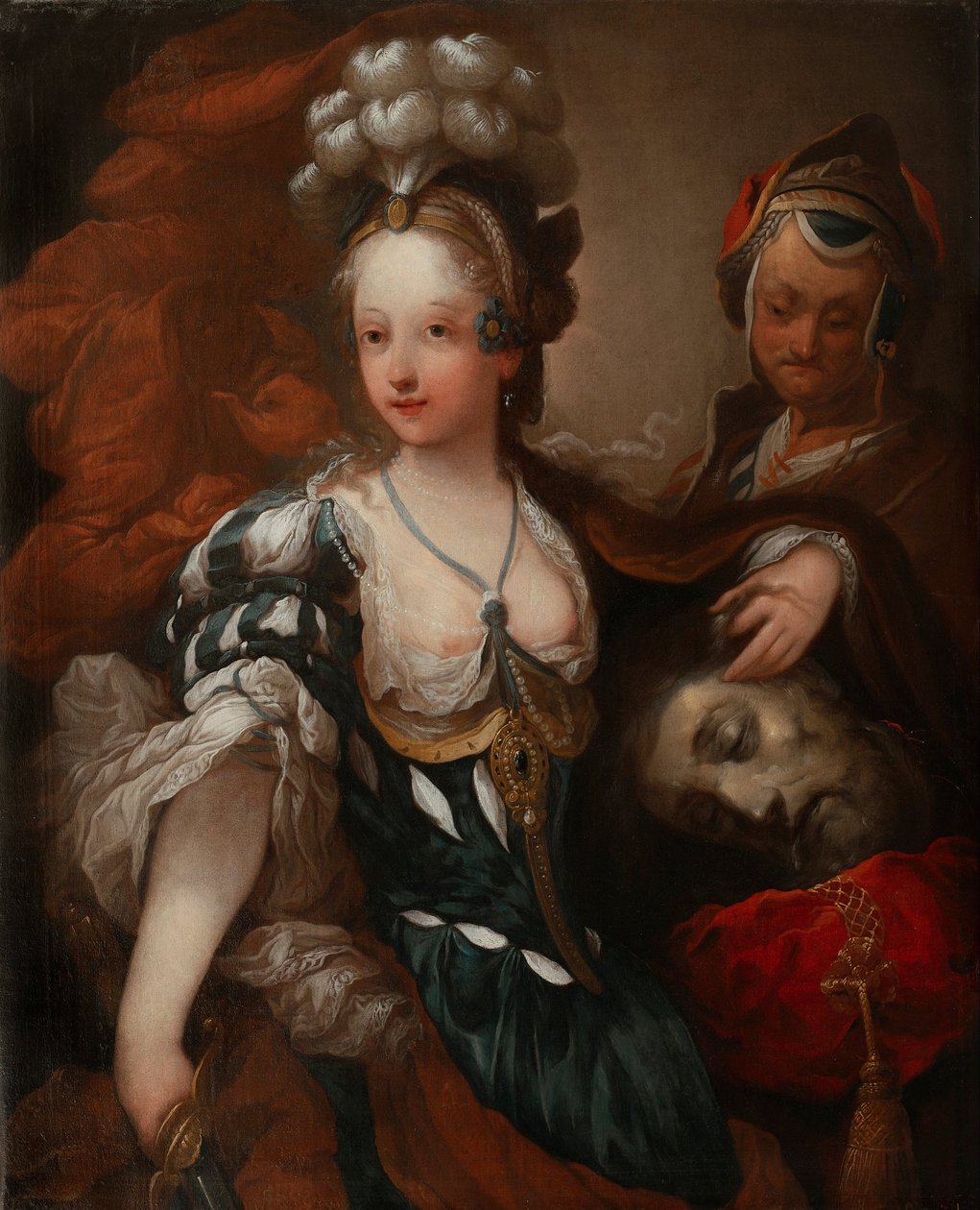 Judith com a cabeça de Holofernes de Jean Alexis Grimou