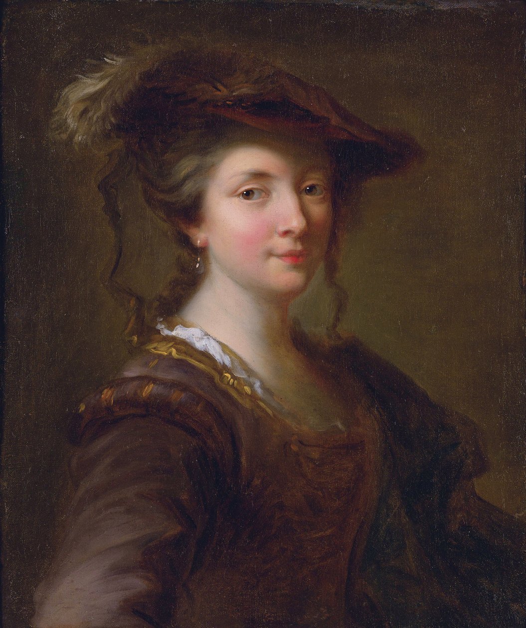 Retrato de uma senhora, disse a Louise Louise de Nesle, condessa de Mailly de Jean Alexis Grimou