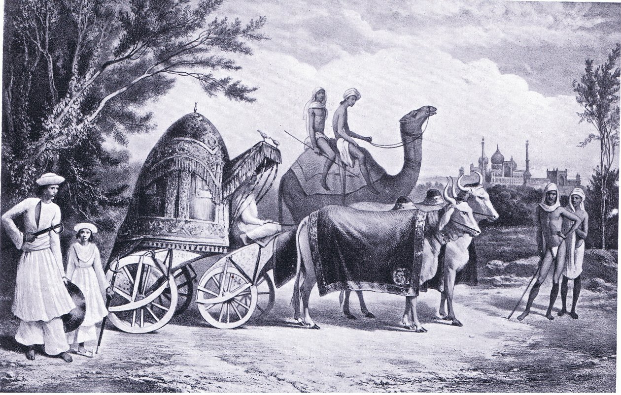 A carruagem do harém do último rei de Deli 1857 AD de Alexis, Prince Soltykoff