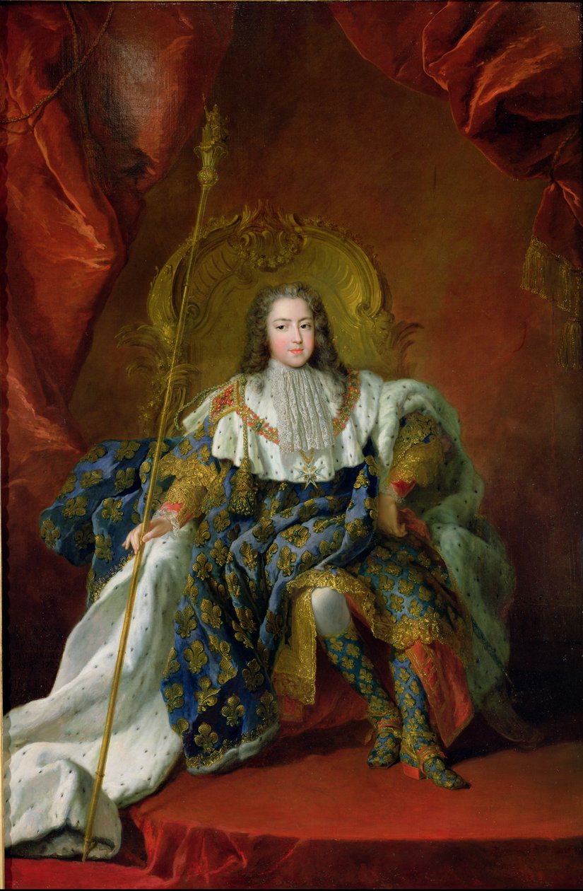Luís XV (1710-1774) 1723 de Alexis Simon Belle