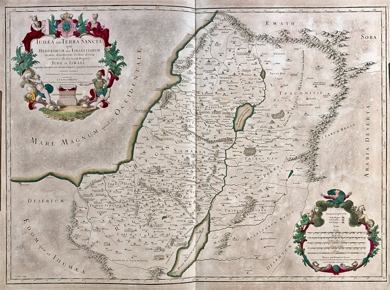 Israele e Terra Santa - por A de Alexis Hubert Jaillot