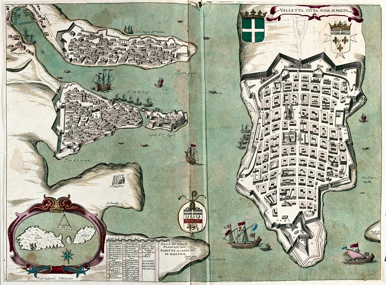 La Valletta, Malta- por A de Alexis Hubert Jaillot