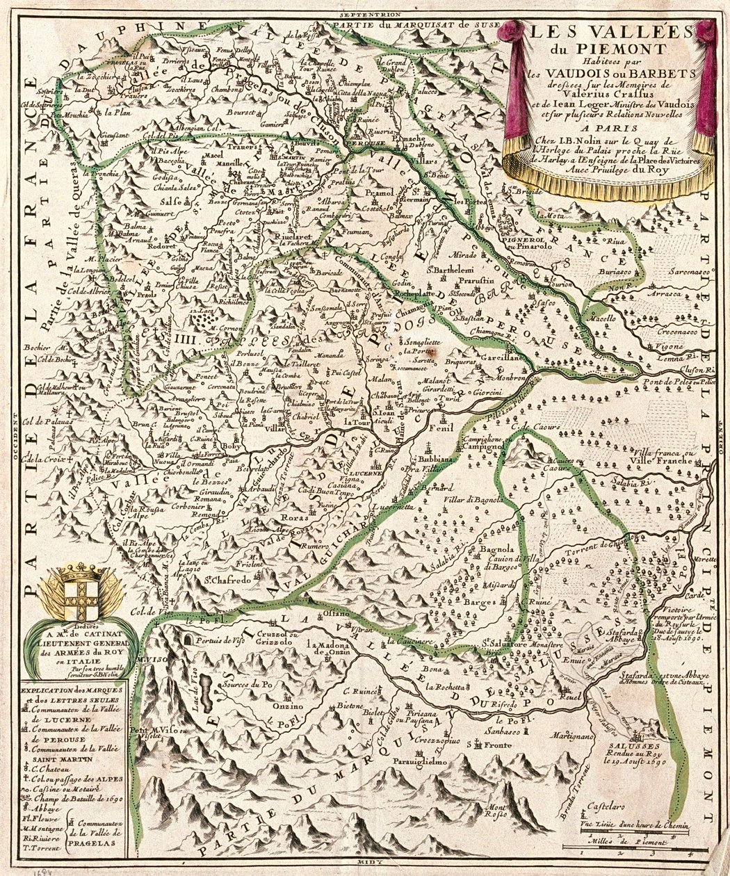 Vale do Piemonte, Itália - por A de Alexis Hubert Jaillot