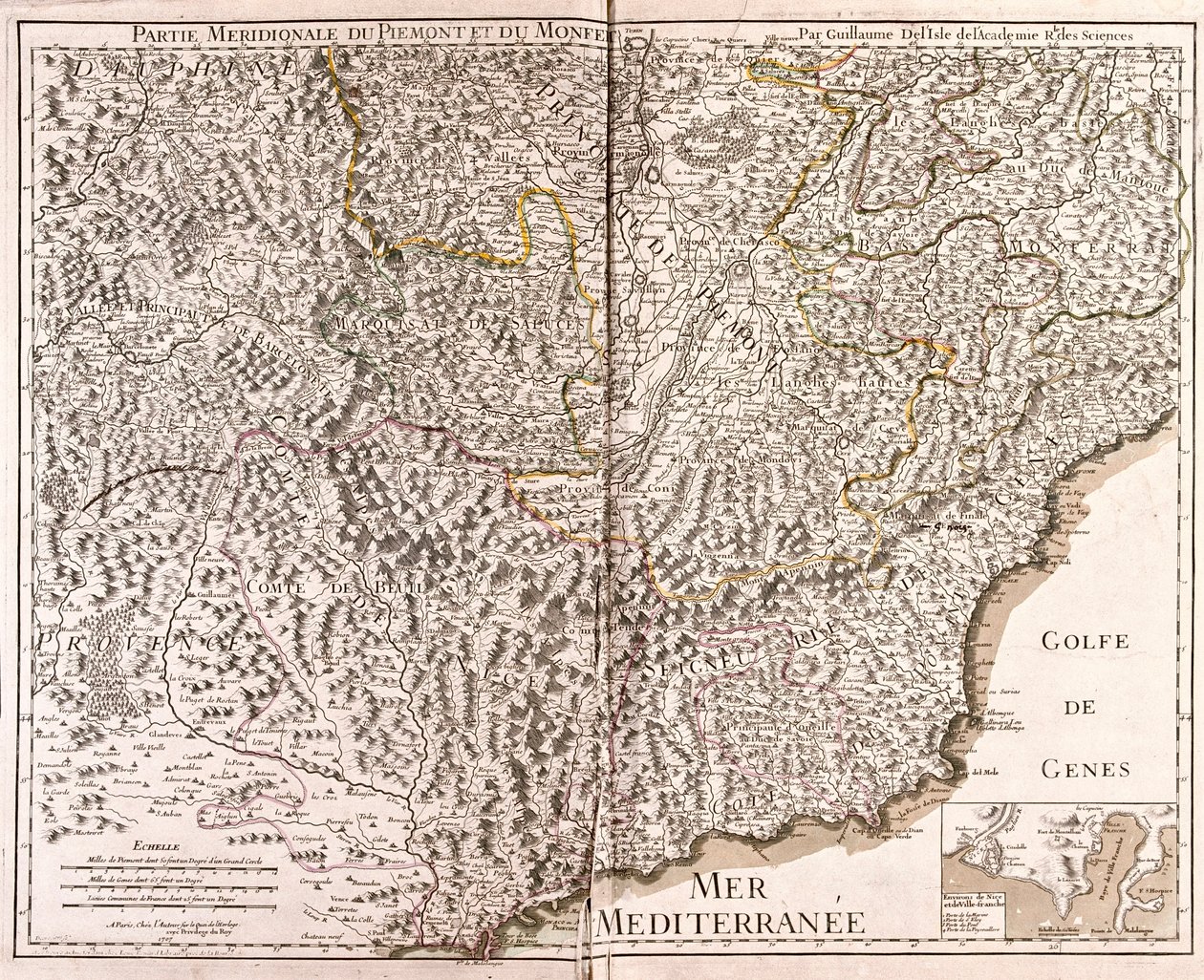 Piemonte do Sul e Moferrato, Itália - por A de Alexis-Hubert Jaillot