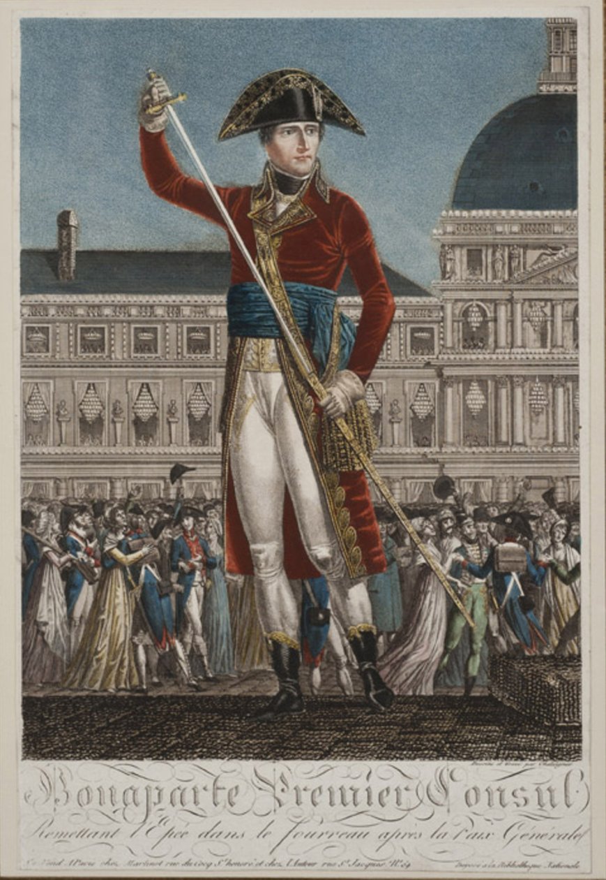 Napoleão Bonaparte como primeiro cônsul de Alexis Chataignier