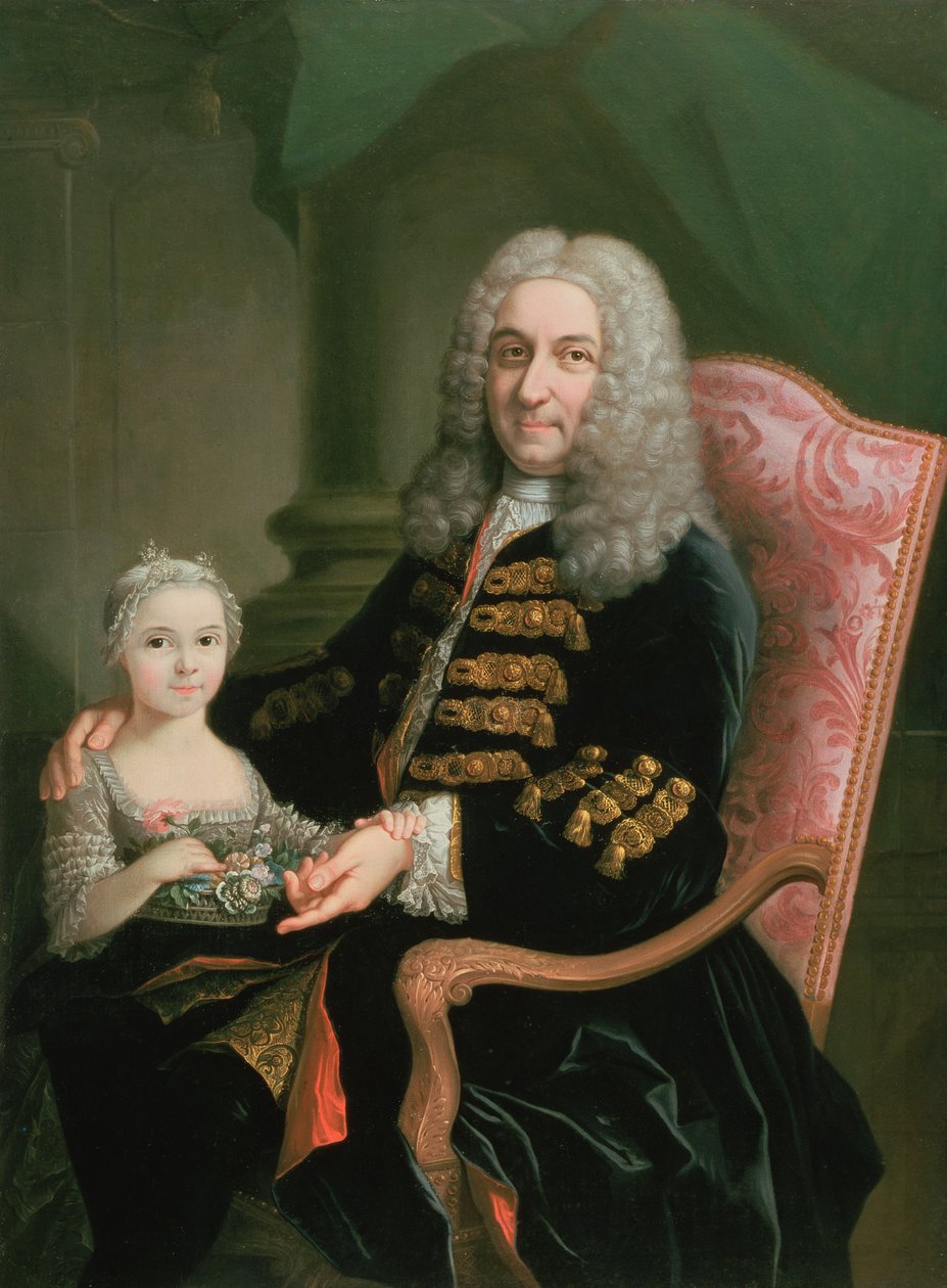 Retrato Duplo de Alexis Simon Belle