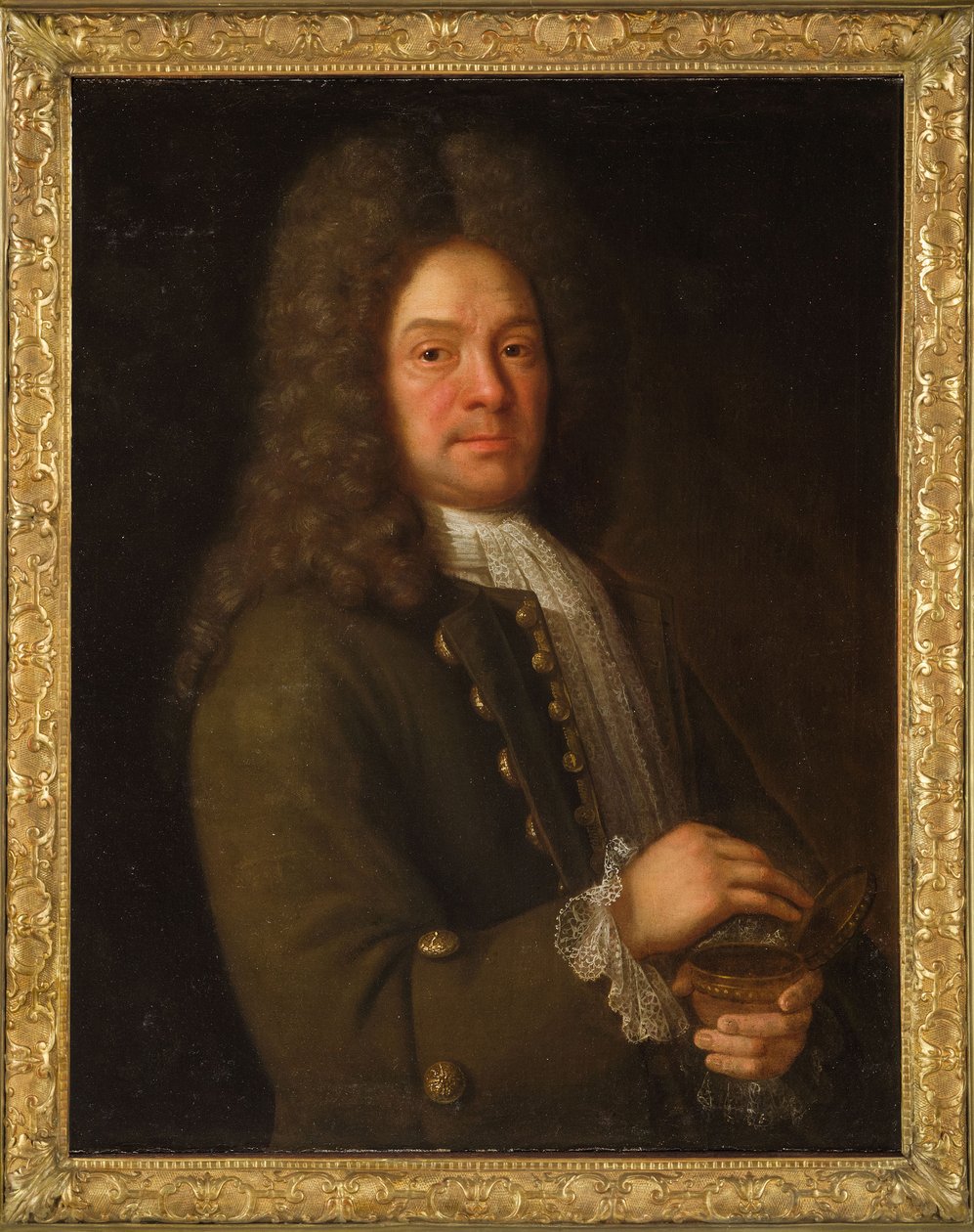 Retrato de Simon Harcourt, 1º Visconde Harcourt 1661-1727, 1º terço do 18º cen. de Alexis Simon Belle