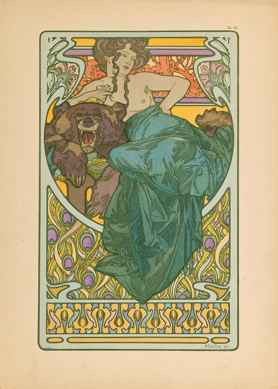 Documentos Decorativos, 1902. de Alfons Marie Mucha