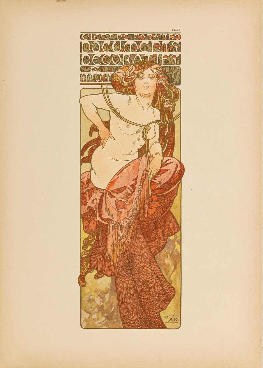 Documentos Decorativos, 1902. de Alfons Marie Mucha