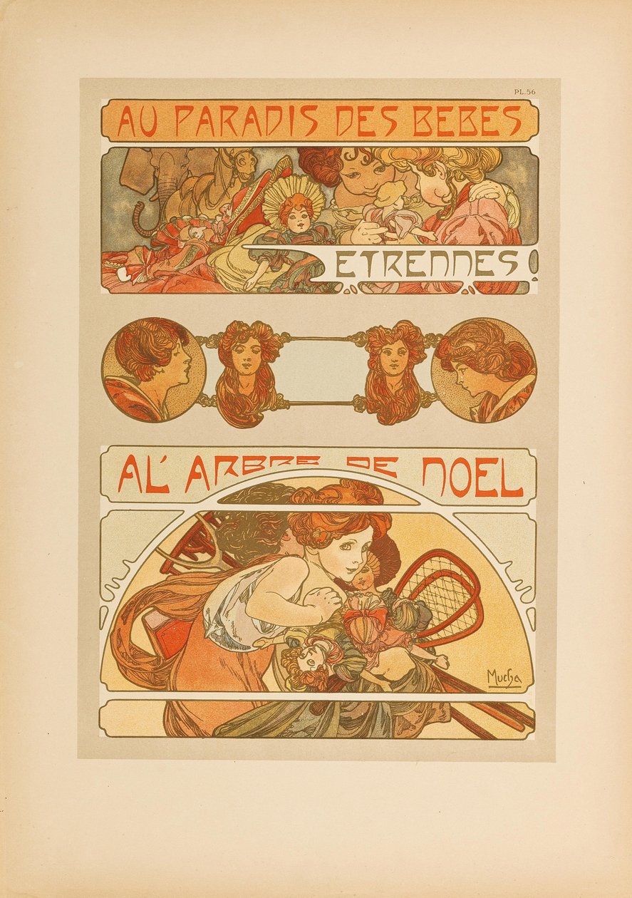 Documentos Decorativos, 1902. de Alfons Marie Mucha