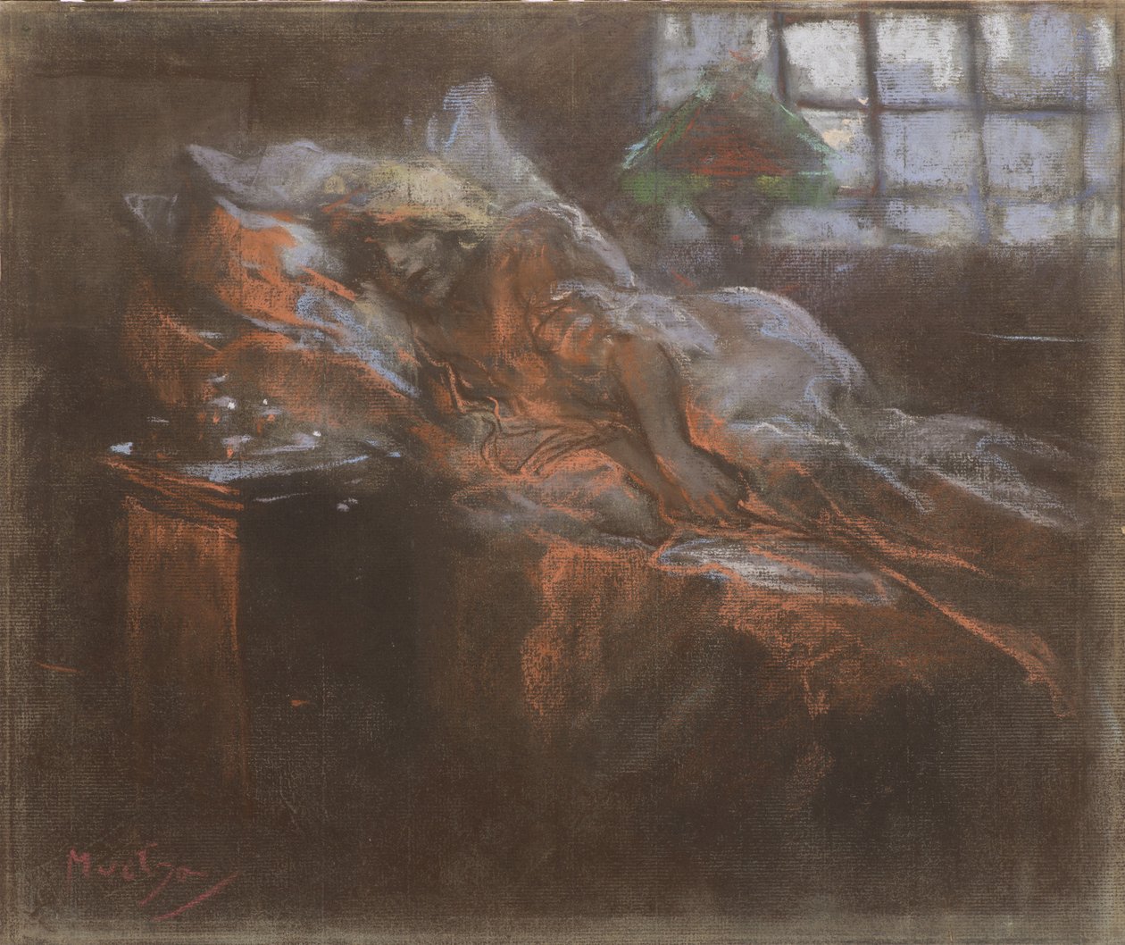 Sonhando. de Alfons Marie Mucha