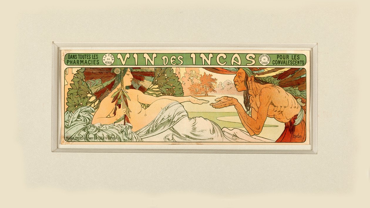 Vinho dos Incas, 1897. de Alfons Marie Mucha