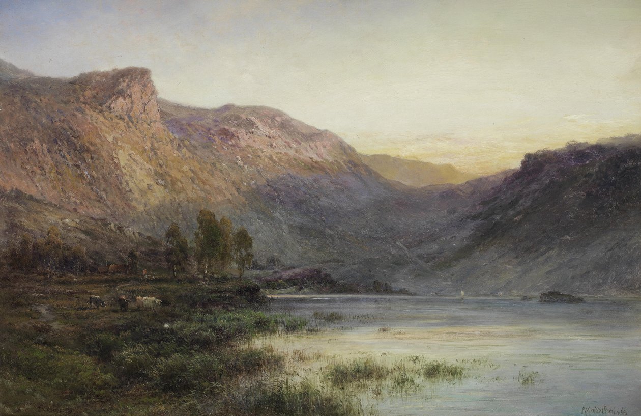 Glen Sheil a rocha da águia de Alfred de Breanski