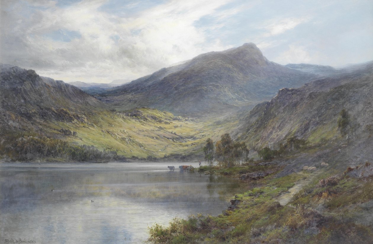 Lago Ness de Alfred de Breanski
