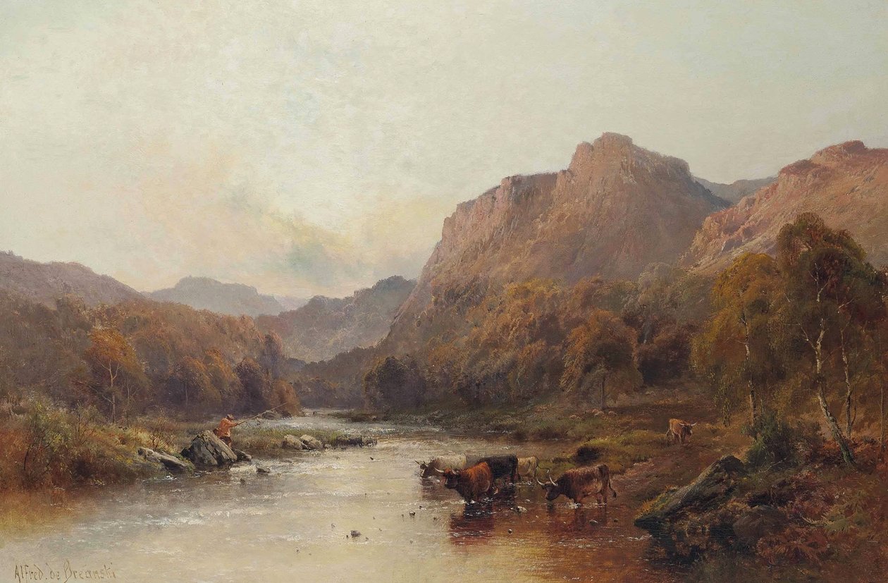 O fluxo no Castelo Campbell de Alfred de Breanski