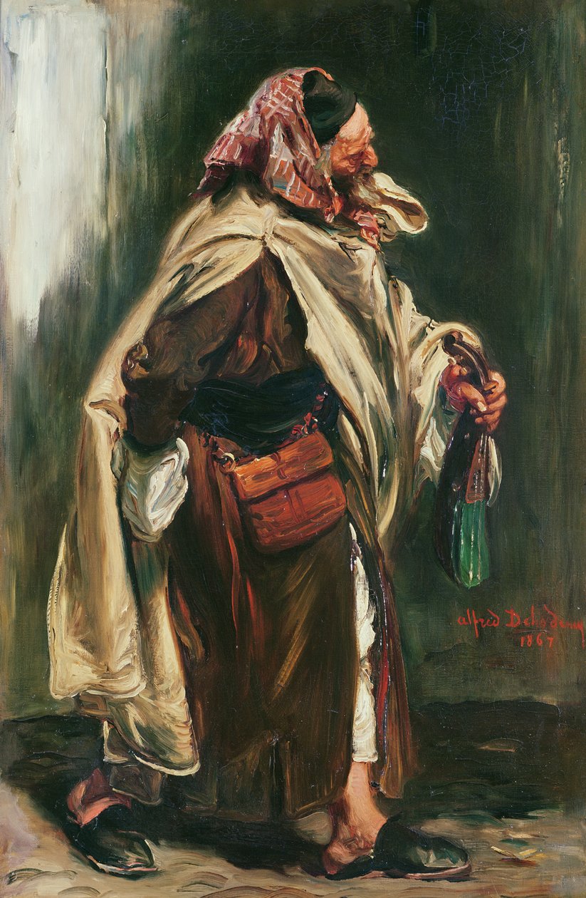 Judeu marroquino idoso, 1867 de Alfred Dehodencq