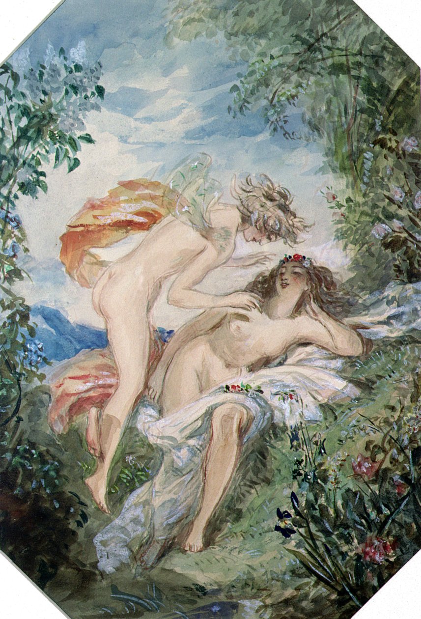 Flora e Zéfiro de Alfred Edward Chalon