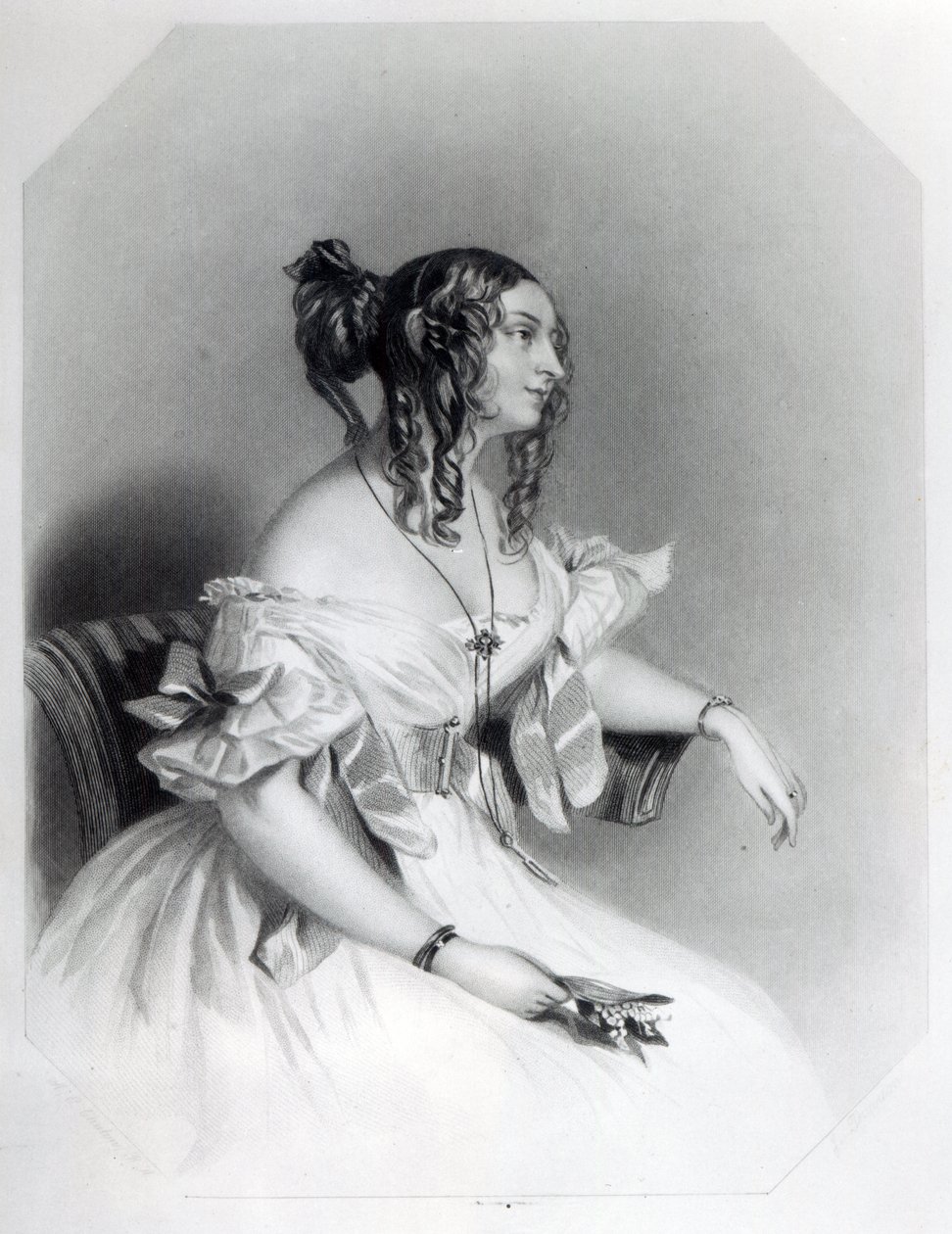 Teresa, Condessa Guiccioli de Alfred Edward Chalon