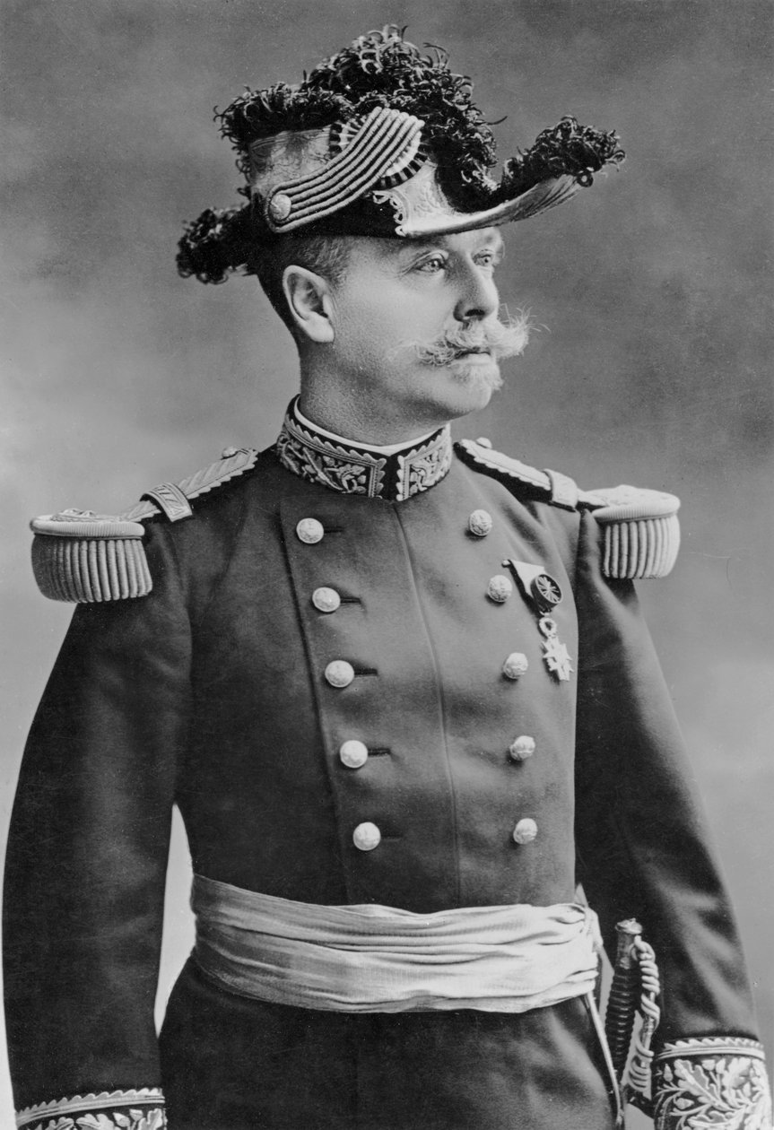 Retrato de foto de General Poline bw de Alfred Ellis