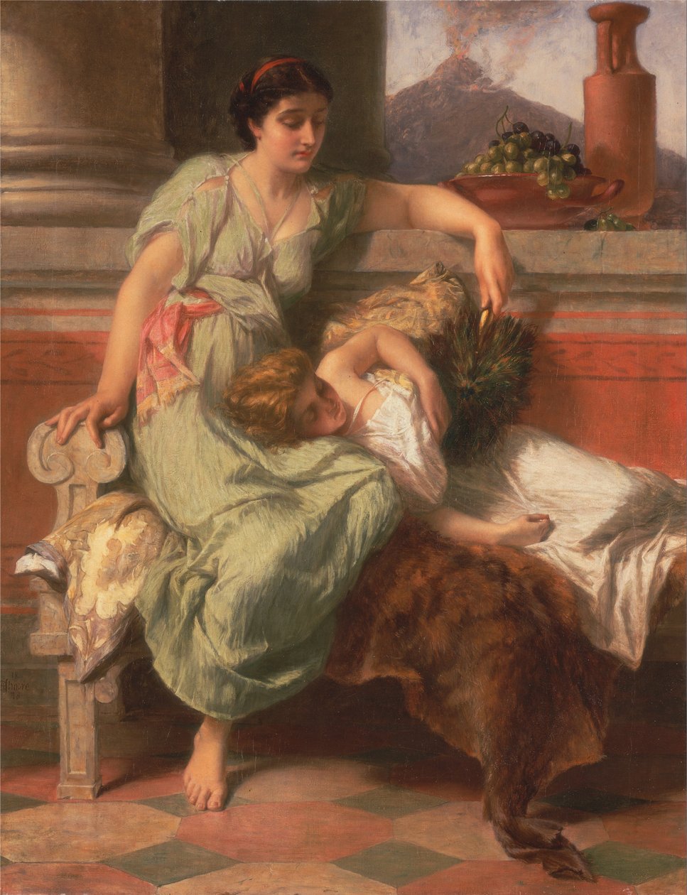Pompéia, 79 dC de Alfred W. Elmore