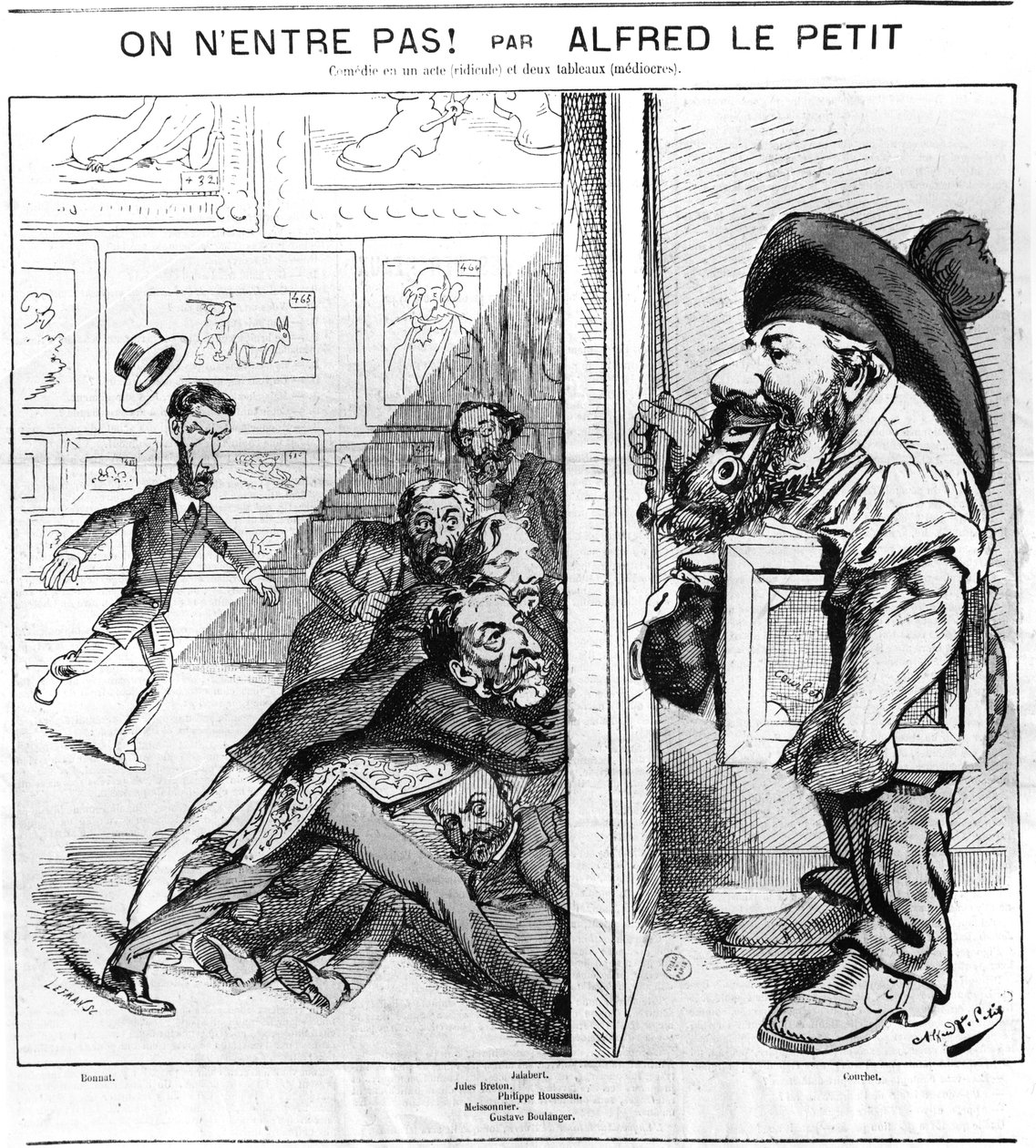 &39;NÃO ENTRE&39;, 22 de abril de 1872 de Alfred Le Petit